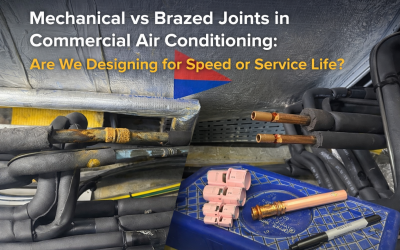 Mechanical vs Brazed Joints in Commercial Air Conditioning: Are We Designing for Speed or Service Life?