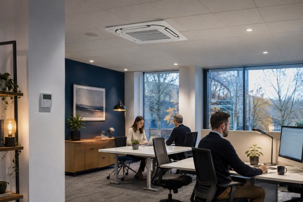 Can Commercial Air Conditioning Heat an Office in Winter?